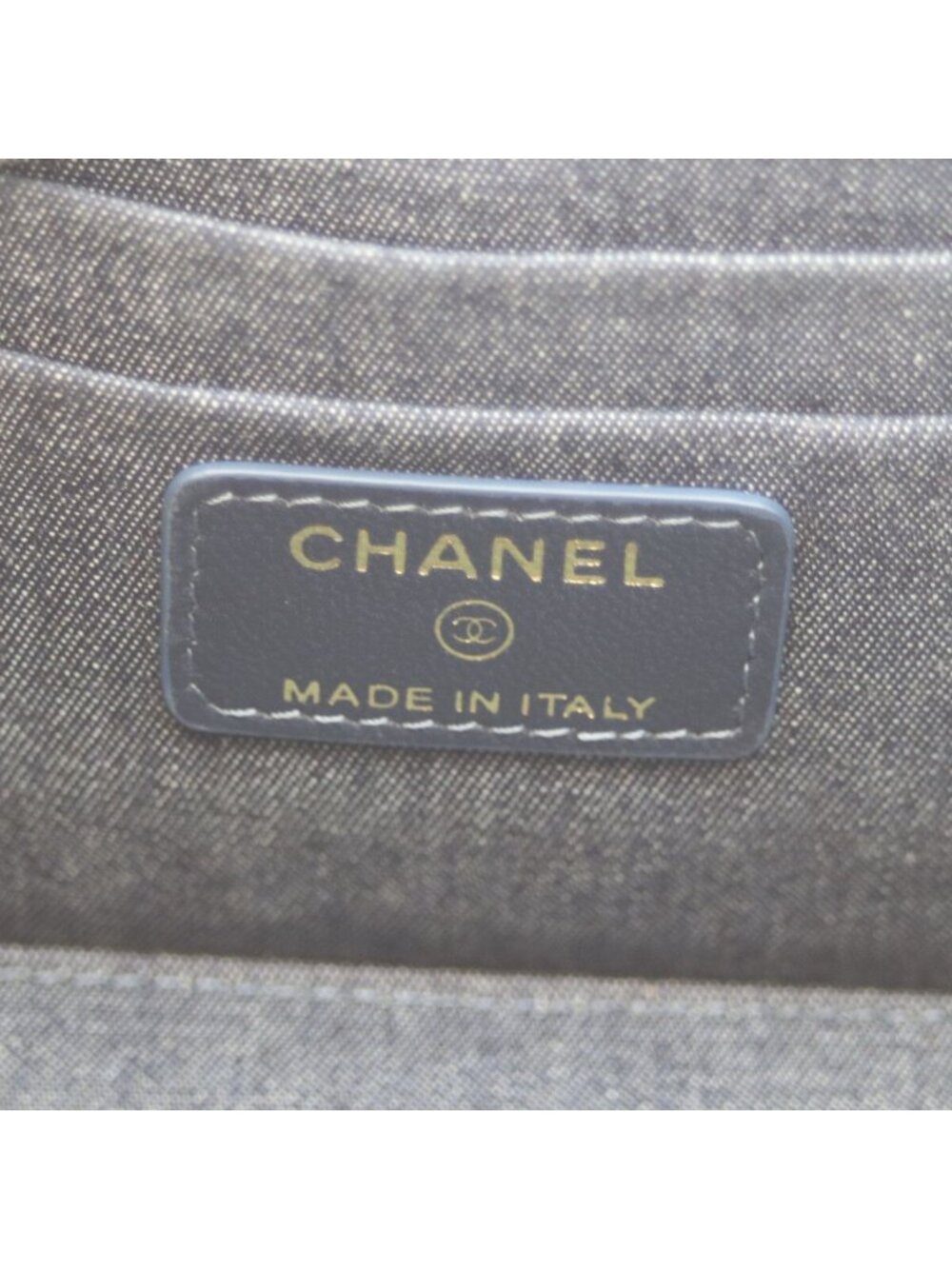 Chanel Black Lambskin Gold Big Chain Shoulder Vanity - Picture 11 of 13